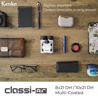 Foto 2 | Foto 2 | Prismáticos Kenko Classi-air 10x21 Dh, Ligeros Y Compactos, Dorados - Venta Internacional.