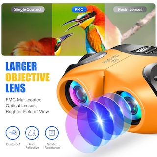 Foto 4 | Foto 4 | Binocular ¡vamos! Compacto E Impermeable Para Niños De 3 A 12 Años - Venta Internacional.