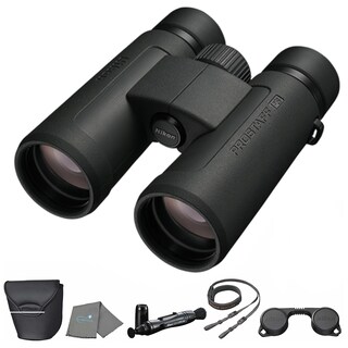 Foto 1 | Foto 1 | Binoculares Nikon Prostaff P3 10x42 Negros Con Lente, Bolígrafo Y Tela - Venta Internacional.
