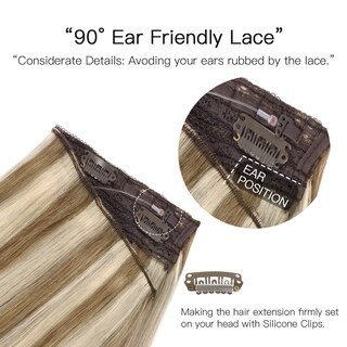 Foto 5 | Foto 5 | Extensiones De Cabello Con Alambre Hotbanana, 18 Pulgadas, 95 G, Color Marrón Ceniza - Venta Internacional.