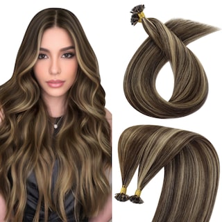 Foto 1 | Foto 1 | Extensiones De Cabello Sunny Hair Ktip Human Hair, 18 Pulgadas, 50 G, Color Marrón - Venta Internacional.
