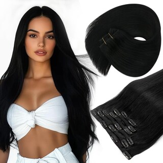 Foto 1 | Foto 1 | Extensiones De Cabello Sunny Hair Pinza En Cabello Humano Liso De 14 Cm - Venta Internacional.