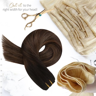 Foto 4 | Foto 4 | Extensiones de Cabello Moresoo Sew In Brown Ombre Human Hair 14'' - Venta Internacional