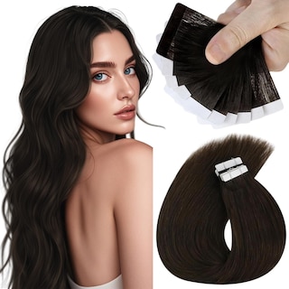 Foto 1 | Foto 1 | Extensiones De Cabello Con Cinta Adhesiva Sunny Hair Darkest Brown 14 Pulgadas 25 G - Venta Internacional.