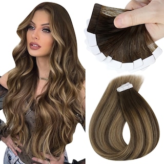 Foto 1 | Foto 1 | Extensiones De Cabello Con Cinta Adhesiva Sunny Hair Brown Balayage De 14 Pulgadas - Venta Internacional.