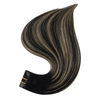 Foto 7 | Foto 7 | Extensiones De Cabello Con Clip, De Color Negro Brillante A Marrón Medio - Venta Internacional.