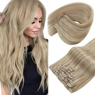 Foto 1 | Foto 1 | Extensiones Con Forma De Pinza Para Cabello Humano Liso Sunny Hair, 120 G - Venta Internacional.
