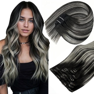 Foto 1 | Foto 1 | Extensiones Con Forma De Pinza, Cabello Humano Sunny Hair Straight Remy - Venta Internacional.