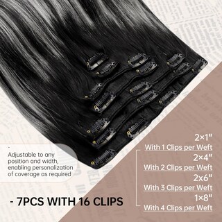Foto 3 | Foto 3 | Extensiones Con Forma De Pinza, Cabello Humano Sunny Hair Straight Remy - Venta Internacional.