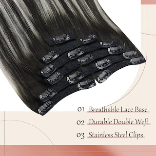 Foto 5 | Foto 5 | Extensiones Con Forma De Pinza, Cabello Humano Sunny Hair Straight Remy - Venta Internacional.