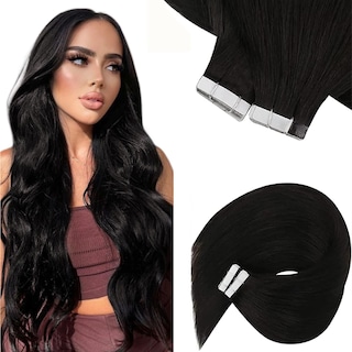 Foto 1 | Foto 1 | Extensiones De Cabello Con Cinta Adhesiva Sunny Hair Straight Natural Black - Venta Internacional.