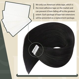 Foto 3 | Foto 3 | Extensiones De Cabello Con Cinta Adhesiva Sunny Hair Straight Natural Black - Venta Internacional.