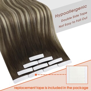 Foto 4 | Foto 4 | Extensiones De Cabello Con Cinta Adhesiva Sunny Hair Brown Balayage, 25 G, 20 Pulgadas - Venta Internacional.
