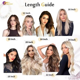 Foto 5 | Foto 5 | Extensiones De Pelo Moresoo Con Cinta Adhesiva, 20 Cm, 10 Unidades, 25 G, Platino - Venta Internacional.
