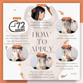 Foto 7 | Foto 7 | Extensiones De Cabello Rubio Brillante Con Cinta Adhesiva En Cabello Humano De 22 Cm - Venta Internacional.