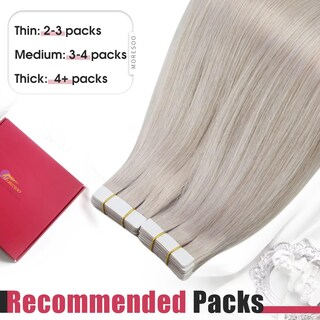 Foto 7 | Foto 7 | Extensiones De Cabello Humano Rubio Moresoo Con Cinta Adhesiva, 14 Pulgadas - Venta Internacional.