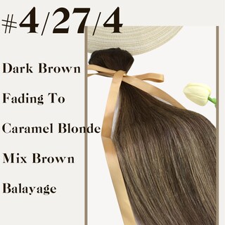 Foto 4 | Foto 4 | Extensiones Con Forma De Pinza, Cabello Humano Liso Y Soleado - Venta Internacional.