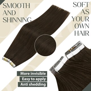 Foto 2 | Foto 2 | Cinta Adhesiva Para El Cabello Sunny Hair Extensions, 20 Unidades, 45 Cm, Color Marrón - Venta Internacional.