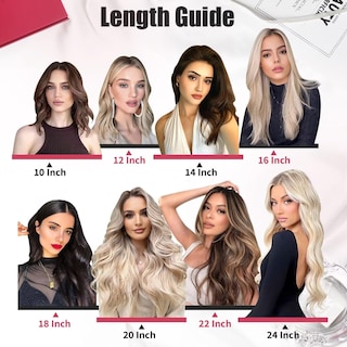 Foto 5 | Foto 5 | Extensiones De Cabello Con Cinta Adhesiva Moresoo Balayage Marrón/castaño Claro - Venta Internacional.