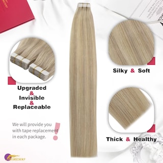Foto 2 | Foto 2 | Extensiones De Cabello Humano Real Moresoo, Rubio Ceniza - Venta Internacional.