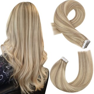 Foto 1 | Foto 1 | Extensiones De Cabello Humano Con Cinta Adhesiva Moresoo Blonde 40 Cm, 50 G X 20 - Venta Internacional.