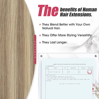 Foto 3 | Foto 3 | Extensiones De Cabello Humano Con Cinta Adhesiva Moresoo Blonde 40 Cm, 50 G X 20 - Venta Internacional.