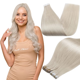 Foto 1 | Foto 1 | Extensiones De Cabello Full Shine Invisible Tape Remy Straight 35 Cm - Venta Internacional.