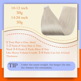 Foto 3 | Foto 3 | Extensiones De Cabello Full Shine Invisible Tape Remy Straight 35 Cm - Venta Internacional.