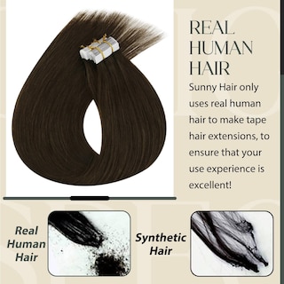 Foto 4 | Foto 4 | Extensiones De Cabello Liso Con Cinta Adhesiva, Cabello Humano Liso, 14 Cm - Venta Internacional.