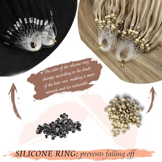 Foto 4 | Foto 4 | Extensiones De Cabello Sunny Hair Micro Link Human Hair 22 Pulgadas 50 G - Venta Internacional.