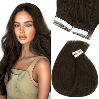 Foto 1 | Foto 1 | Extensiones De Cabello Con Cinta Adhesiva Sunny Hair Brown #4, 50 G, 20 Piezas, 18 Pulgadas - Venta Internacional.