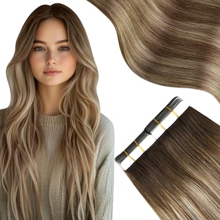 Foto 1 | Foto 1 | Extensiones De Cabello Moresoo Con Cinta Adhesiva En Cabello Humano, 22 Pulgadas, 50 G, #4 /6/613 - Venta Internacional.