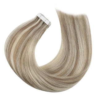 Foto 7 | Foto 7 | Extensiones De Pelo Moresoo Con Cinta Adhesiva, 40 Unidades, 100 G, 40 Cm, Color Marrón Claro - Venta Internacional.