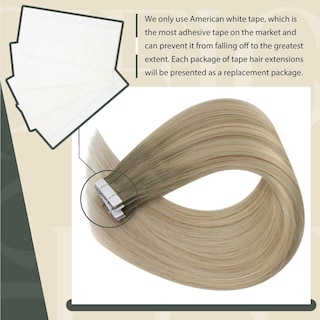 Foto 3 | Foto 3 | Extensiones De Cabello Con Cinta Adhesiva Sunny Hair Straight Human Hair - Venta Internacional.