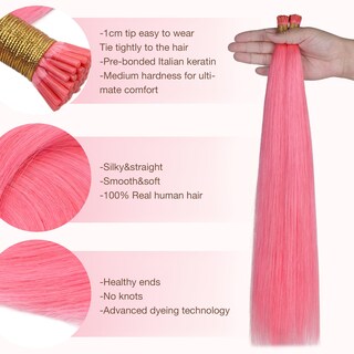 Foto 2 | Foto 2 | Extensiones De Cabello Goo Goo Colored I Tip 20 Cm 50 G 50s Rosa Claro - Venta Internacional.