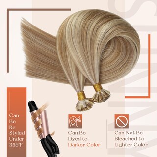 Foto 5 | Foto 5 | Extensiones De Cabello Sunny Hair, Cabello Humano De Punta Plana, 16 Pulgadas, 50 G - Venta Internacional.