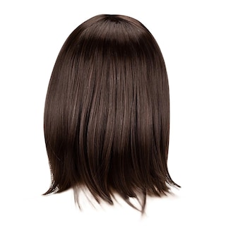 Foto 1 | Foto 1 | Peluca Huoguo Pelo Sintético Marrón Ondulado Rizado 35 Cm - Venta Internacional.
