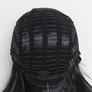 Foto 2 | Foto 2 | Peluca De Fibra Química Genérica Negra De Pelo Largo Liso - Venta Internacional.