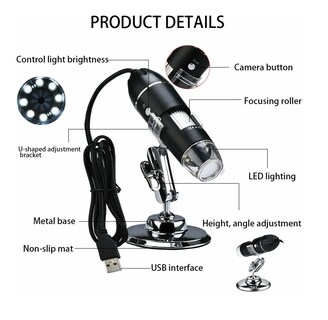 Foto 2 | Foto 2 | Microscopio Digital Eo Safe Imports Esi-134 color Negro