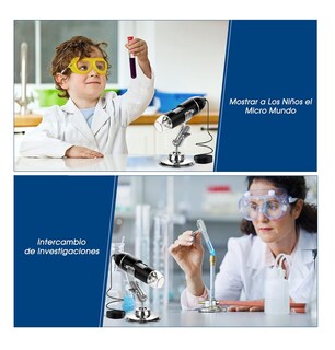 Foto 4 | Foto 4 | Microscopio Usb Digital 1600x Zoom Optico 8 Leds Android Win Color Negro