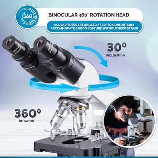 Foto 6 | Foto 6 | Microscopio Amscope Serie B120 Para Estudiantes Y Profesionales - Venta Internacional.