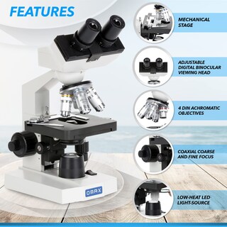 Foto 2 | Foto 2 | Microscopio Omax 40x-2000x Compuesto Binocular Led + Book - Venta Internacional.