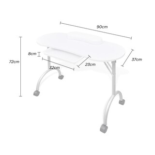 Foto 4 | Foto 4 | Mesa Portátil Para Aplicación De Uñas Color Blanco