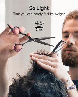 Foto 2 | Foto 2 | Tijeras Para Cortar El Cabello Ulg Professional, 16,5 Cm, Para Barbero - Venta Internacional.