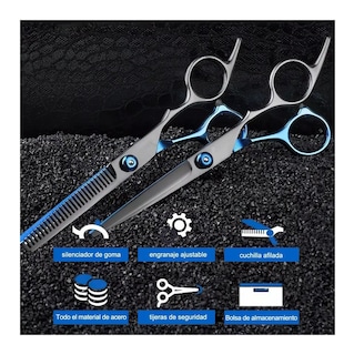Foto 2 | Foto 2 | Set de Tijeras Profesionales BELUG para Peluquería 13 Piezas