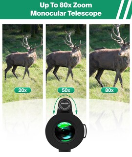 Foto 5 | Foto 5 | Telescopio Monocular Md.life 80x100 Hd Para Adultos Con Trípode - Venta Internacional.