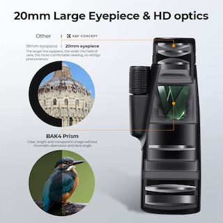 Foto 2 | Foto 2 | Monocular K&f Concept 12x50 Hd Para Adultos A Prueba De Agua - Venta Internacional.