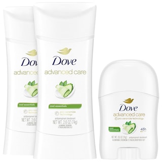 Foto 1 | Foto 1 | Desodorante Dove Advanced Care Cool Essentials, 75 Ml, Juego De 3 Piezas - Venta Internacional.