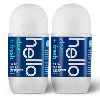 Foto 1 | Foto 1 | Desodorante Hello Clean & Fresh Roll On, 50 Ml, 48 Horas, Paquete De 2 - Venta Internacional.