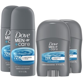 Foto 1 | Foto 1 | Set Antitranspirante Dove Men + Care Clean Comfort 72h 4 Unidades - Venta Internacional.